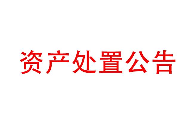 废旧物资处置公告处置公告